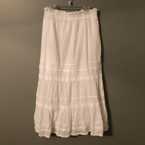 White long skirt
